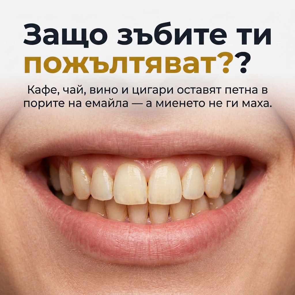 Защо зъбите пожълтяват